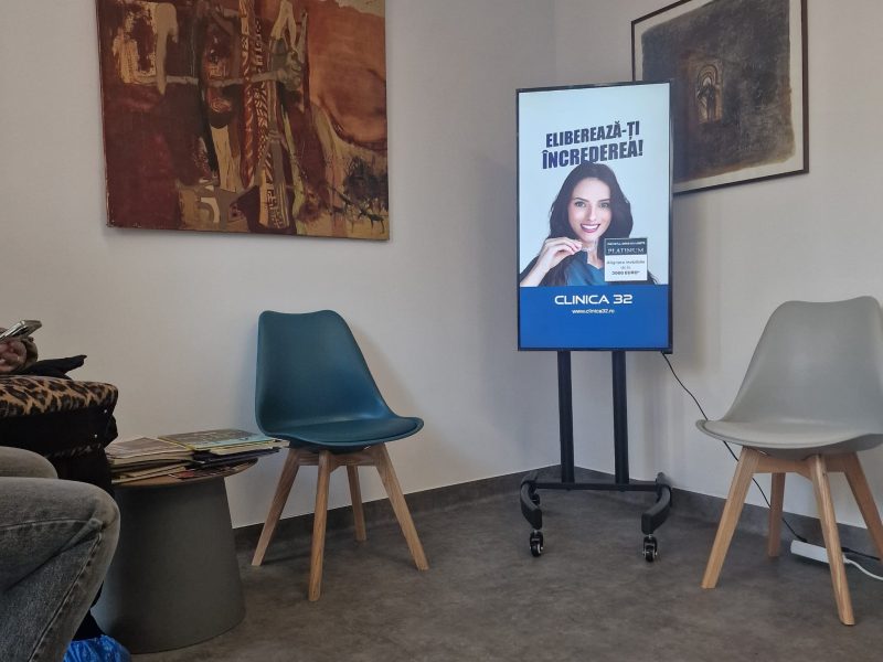 Reteaua Digitala DOOH Indoor - Clinica 32 – Brasov