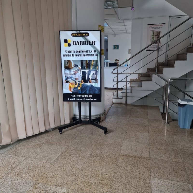 Reteaua Digitala DOOH Indoor - BROTAC Medical, clinica Vitan