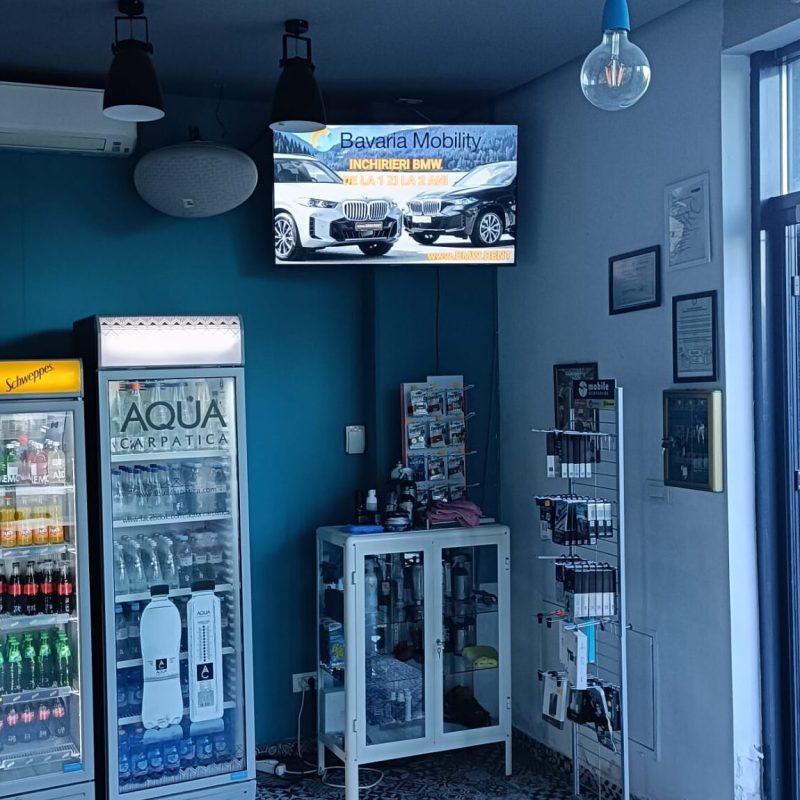 Reteaua Digitala DOOH Indoor - CAR HOUSE LUX CAFE