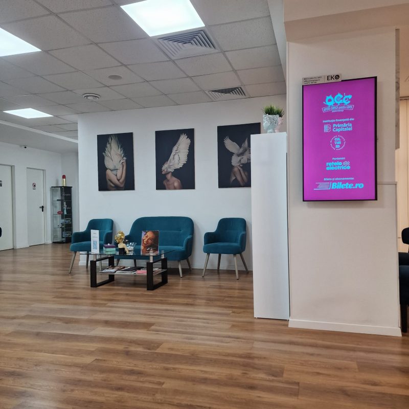 Reteaua Digitala DOOH Indoor - DERMA BEAUTY CLINIQUE NORDULUI