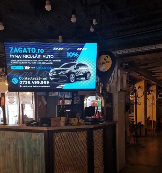 Reteaua Digitala DOOH Indoor - GREEKOS URBAN FOOD | Restaurant grecesc
