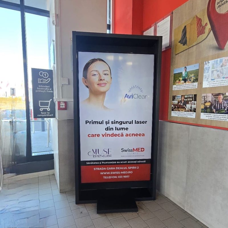 Reteaua Digitala DOOH Indoor - KAUFLAND | Domnesti – A1 – West Park